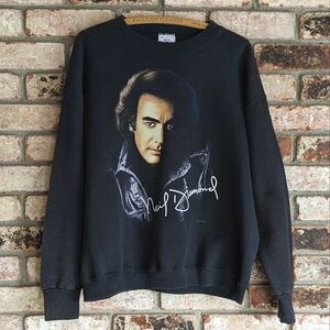🎙️ Neil Diamond Black Graphic Sweatshirt Delta XL